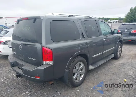 2012 Nissan Armada Platinum z USA, uszkodzony, nr VIN 5N1AA0NE3CN608071